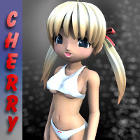 poser morphs 3d pz3 - Cherry, NearMe Morphs and Texture by Darkseal